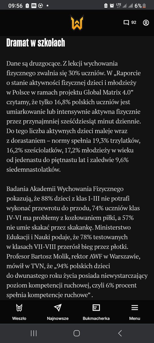 janzolt's tweet photo. ... tymczasem nasze dzieciaki mają coraz gorsze zdrowie a ich aktywność fizyczna jest coraz mniejsza na @WeszloCom @jan_mazi że większość dzieci z klas I-III nie zrobi fikołka w przód! @warszawa mamy problem! https://t.co/iUfEq9vlB3