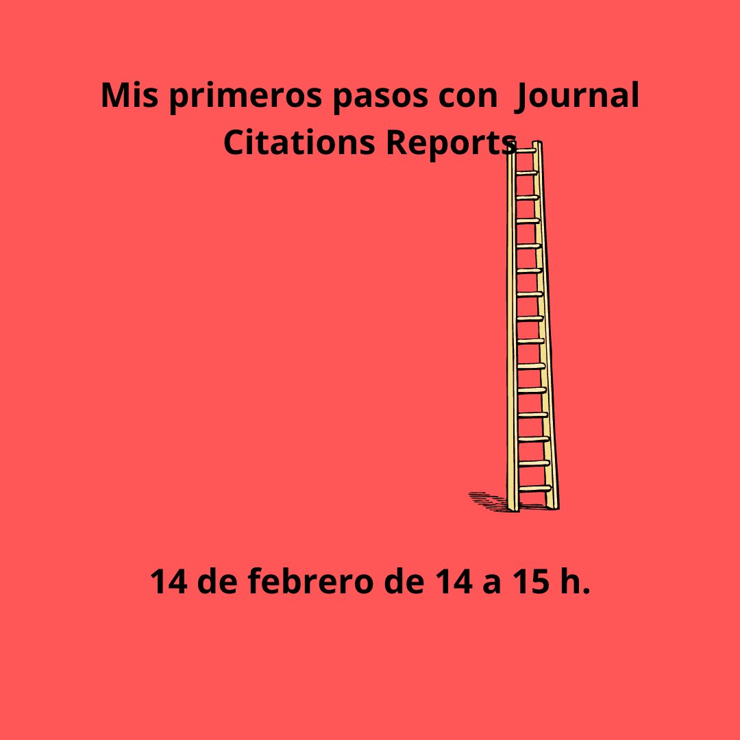 bujatuit's tweet photo. 📢Jornadas de formación online gratuitas y en español sobre Journal Citations Reports (nivel básico)
🗓️ 14 de febrero
 📝abierto plazo de inscripción: https://t.co/HKDDoJKqbO https://t.co/n2eHEPRlyh