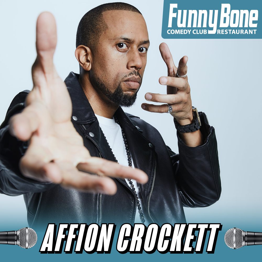 Don't miss Affion Crockett's shows here! 🎙️ February 9 & 10