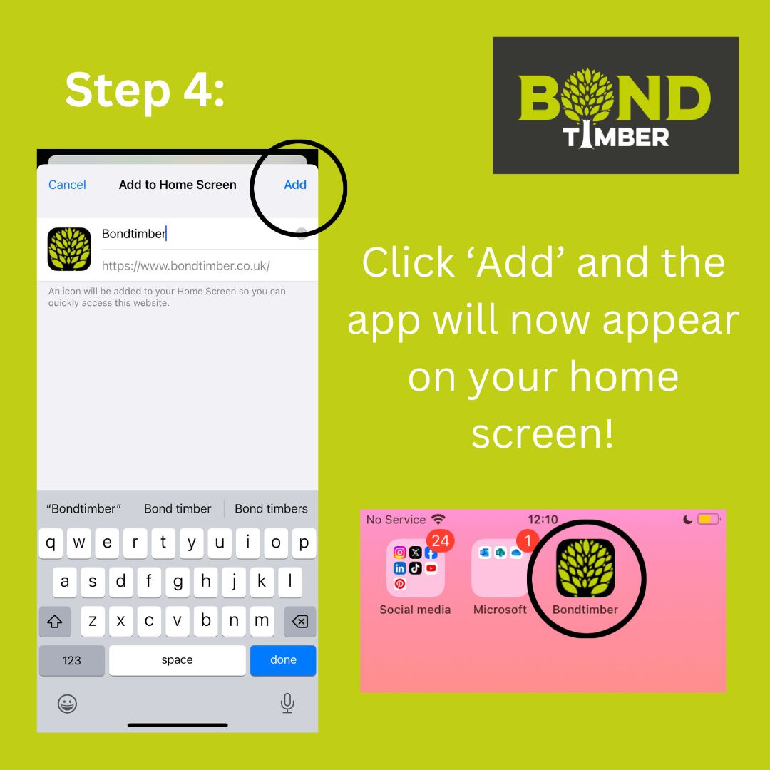 BondTimber's tweet photo. 📱follow our step by step on how to access our web based app and how to add it to your home page!
📞Feel free to contact us if there's any issues

#app #applaunch #bondtimber #newapp #webbasedapplications https://t.co/BK7cVSLeCJ