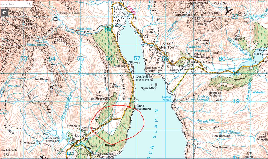 HighlandCouncil's tweet photo. โ๏ธROAD CLOSED โ๏ธ
Due to a landslide, the #B8083 is closed four miles west of #Torrin, Isle of #Skye https://t.co/05zHzrlVCZ