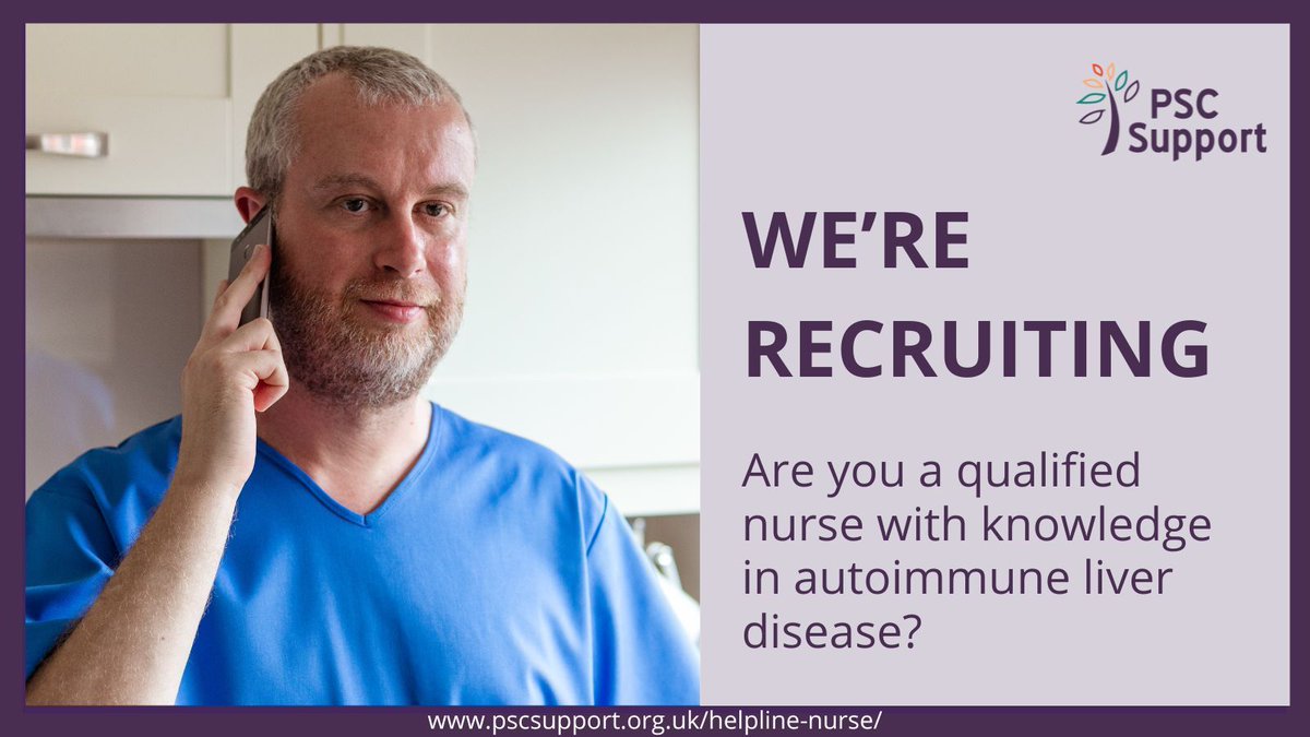 Are you a qualified Nurse who has specialised knowledge in autoimmune liver disease? Would you like to work remotely? Are you looking for flexible hours and part time work? If yes, then this new role might be for you! ➡️ bit.ly/4bgDpYN @BASLedu @livernursing @EASLnews