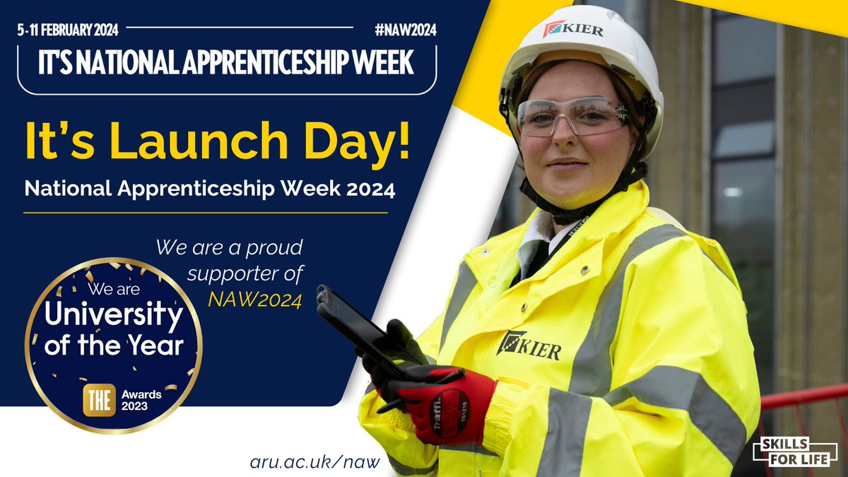 It’s National Apprenticeship Week 2024! 🎉 ⭐ A week to showcase our amazing apprentices and employers who are making impact and progress with @AngliaRuskin @Apprenticeships Look out for our inspiring stories this week. aru.li/3vJeCfL #SkillsforLife #NAW2024