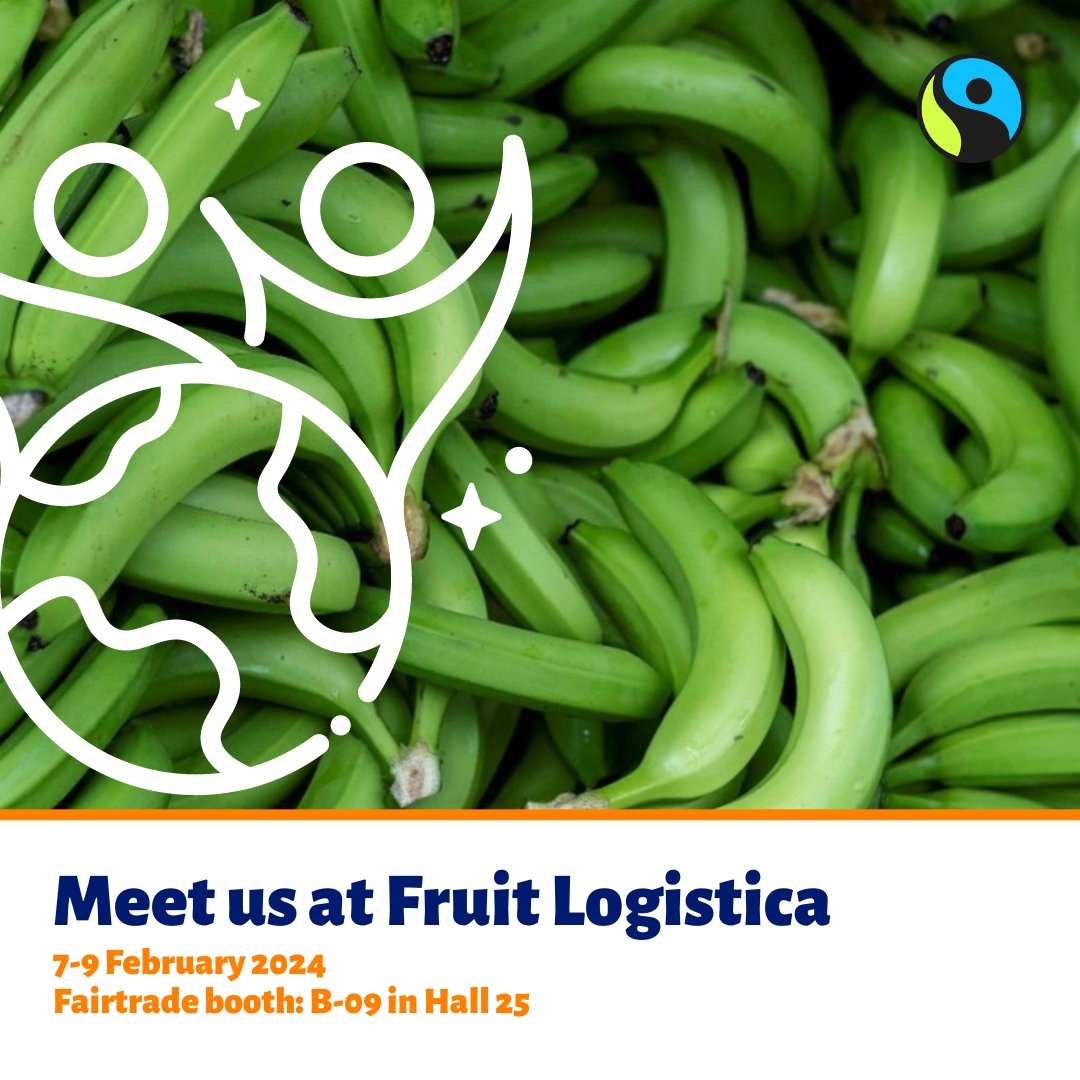 📅 Meet us at #FRUITLOGISTICA in Berlin (7-9 Feb) at our booth B-09 in Hall 25! 👉 Also, join event on ’Achieving Living Wages in practice. Building on country and retail experiences’’ (8 Feb, 10-11am CET – Room Beta 5). #futureisfair 📸Fairtrade/Guillermo Granja