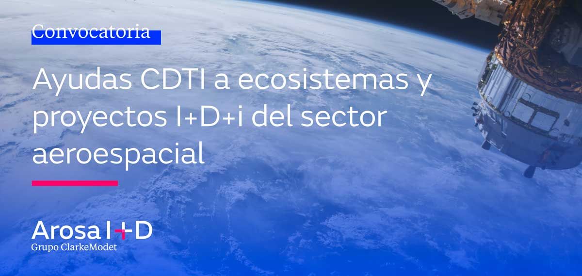 Convocatoria de ayudas a ecosistemas y proyectos de I+D+i del sector aeroespacial buff.ly/3vYgWj0
La ayuda alcanzará hasta el 50% de los gastos.