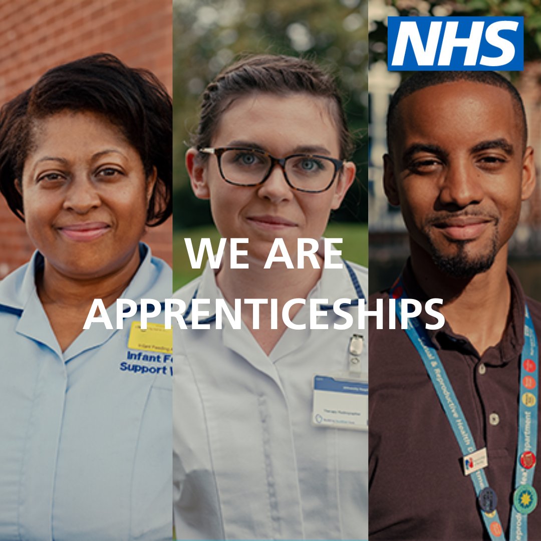 NHS Health Careers (@healthcareersuk) on Twitter photo As part of the NHS Long-Term Workforce Plan, the NHS will triple the number of people trained through an apprenticeship by 2030.
To celebrate #NAW2024, we're highlighting the many NHS apprenticeship opportunites and our amazing apprentices.
#SkillsForLife
<a href="/Apprenticeships/">Apprenticeships</a> As part of the NHS Long-Term Workforce Plan, the NHS will triple the number of people trained through an apprenticeship by 2030.
To celebrate #NAW2024, we're highlighting the many NHS apprenticeship opportunites and our amazing apprentices.
#SkillsForLife
<a href="/Apprenticeships/">Apprenticeships</a>