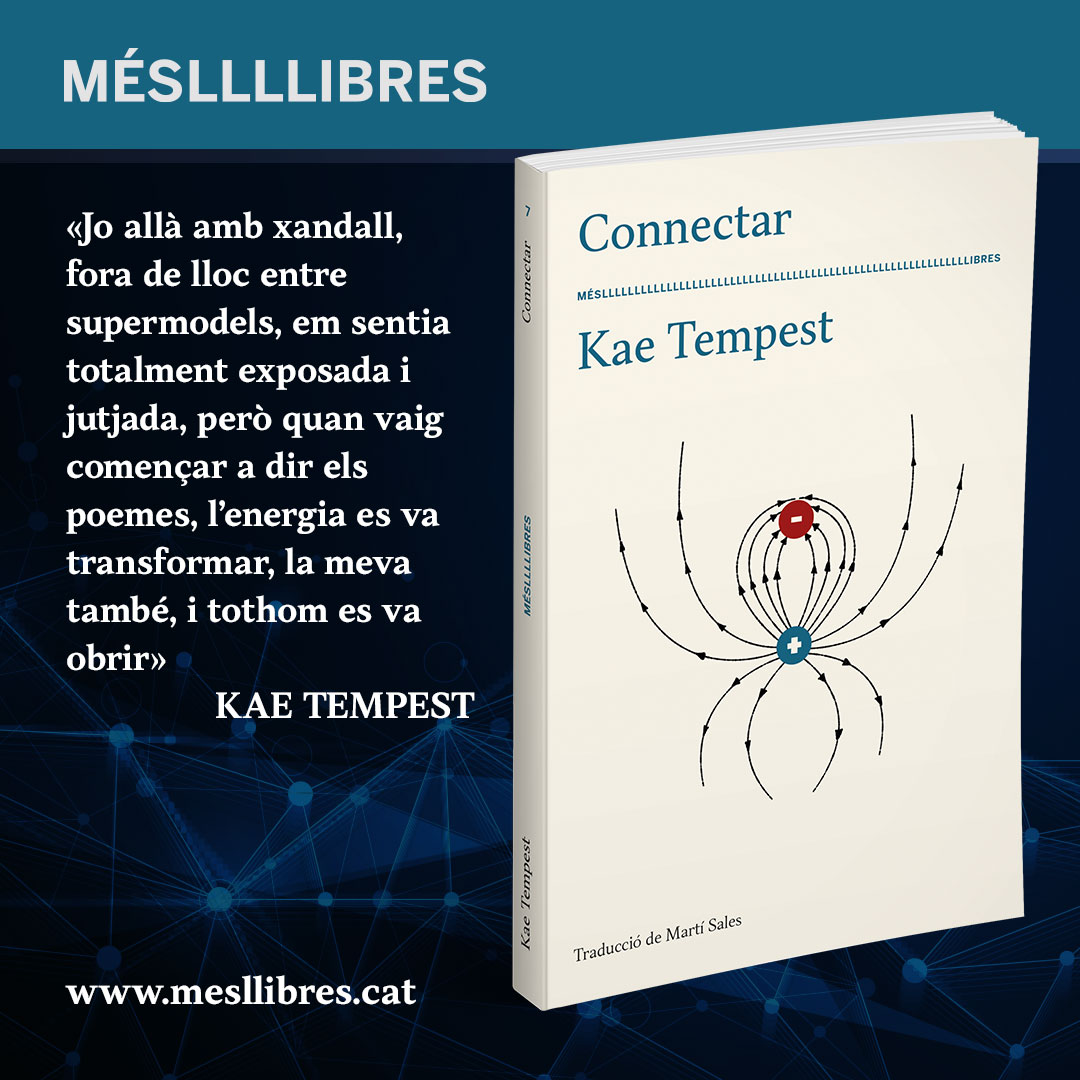 mes_llibres's tweet photo. «Molt interessant la reflexió sobre la importància de connectar, amb nosaltres mateixos, amb els altres. I de la capacitat de l’art per ajudar-nos a fer-ho.»
@Izaskunarretxe sobre el #Connectar de Kae Tempest (trad. @itramselas) https://t.co/B9ejQaNESL