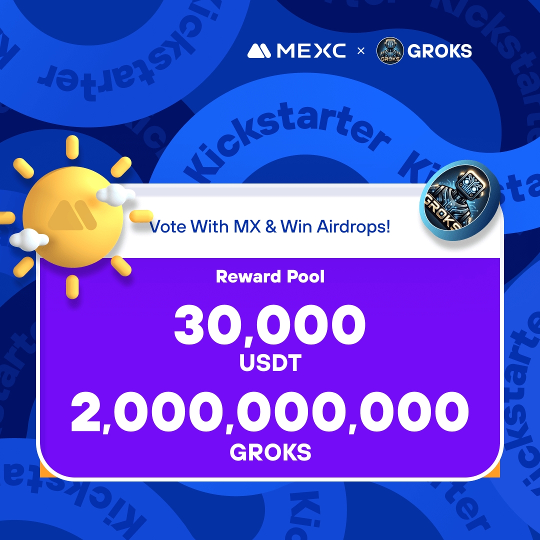 Alpha_MEXC's tweet photo. .@Grook_s, a project that brings the power of artificial intelligence to the development of blockchain, is coming to #MEXCKickstarter 🚀

🗳Vote with $MX to share massive airdrops
📈 $GROKS/USDT Trading: 2024-02-06 07:00 (UTC)

Details: https://t.co/JmtywI0yvM https://t.co/Ea8D1fhGUa