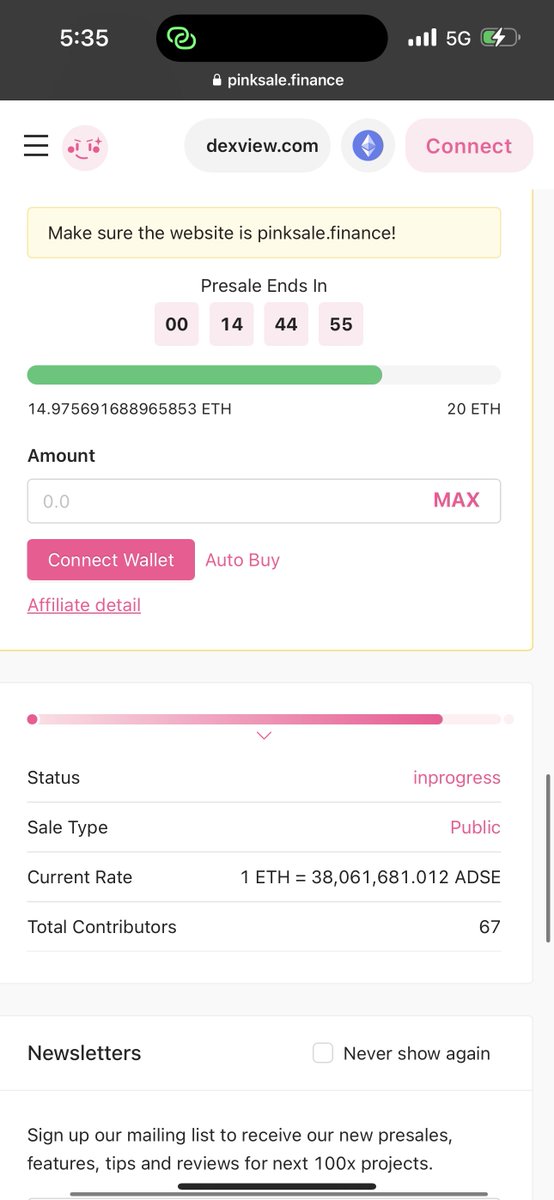 _Quivira's tweet photo. 14 hours left!

5ETH until presale ends.

@AdasheFNDN

Late marketing, but we're almost reaching the soft cap!

More funding rounds on launch pads like @FjordFoundry.

Solid influencers are supporting us.

Last chance to get in early:

https://t.co/H0lKXrGPZK https://t.co/qkJd01T7z3
