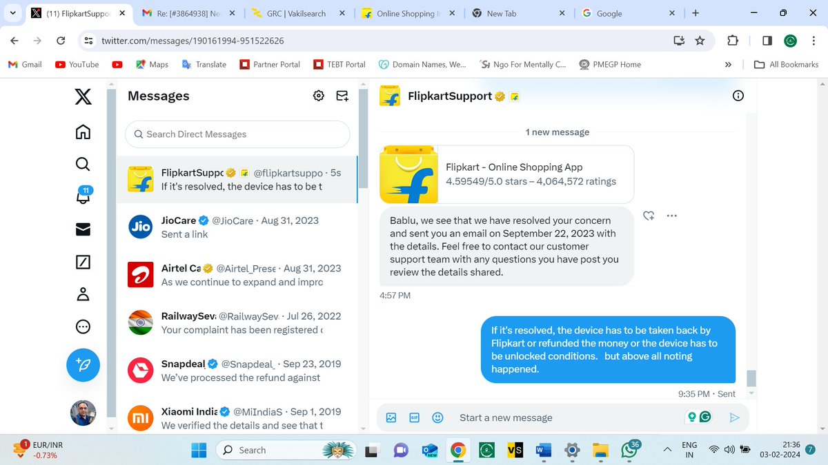BABLU_MOURYA's tweet photo. @flipkartsupport @Flipkart @_sachinbansal @_Kalyan_K @realmeIndia @Flipkart @flipkartsupport @_sachinbansal @_Kalyan_K @realmeIndia @jagograhakjago its been year still flipkart is not solving my issue. i am asking to unlock the  device. https://t.co/qYYVxyg09d