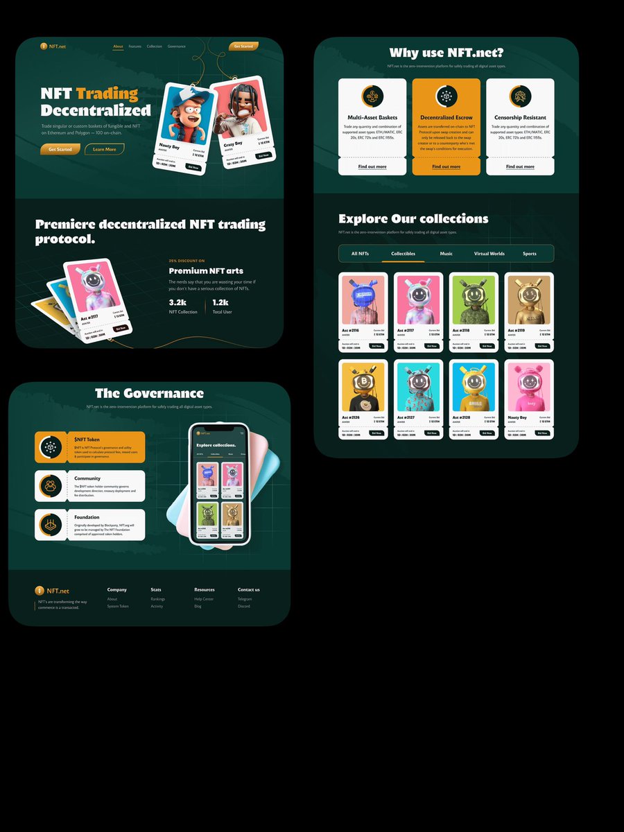 TG_Dodomis's tweet image. 区块链Ui设计Web3.0网页制作与开发
#区块链开发设计
#币圈
#Ui设计