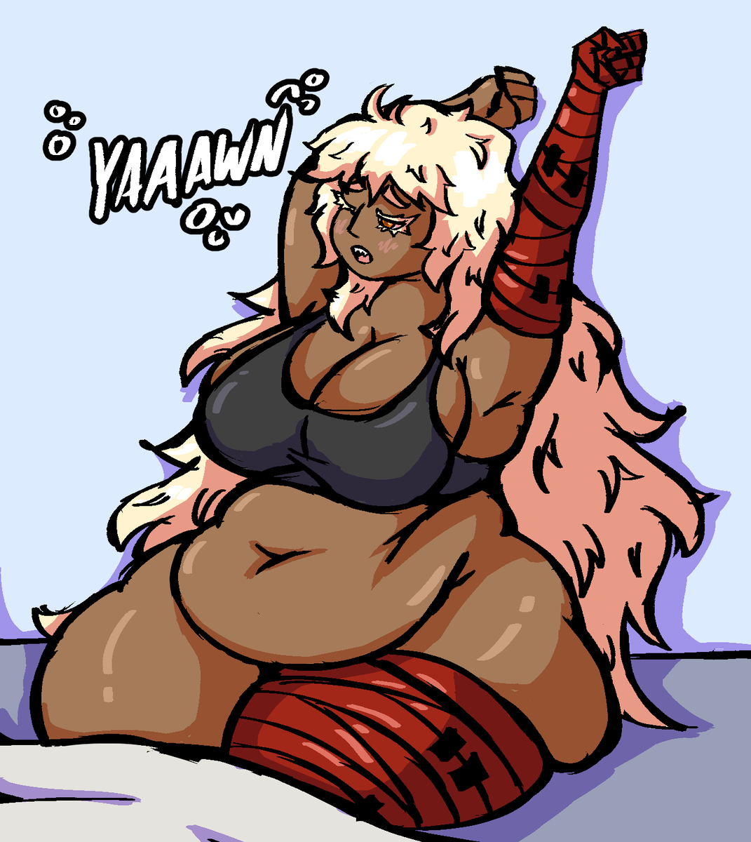 CielGoaat's tweet photo. a heavy case of bedhead https://t.co/U1jVJbBZz1