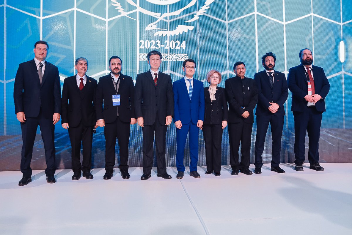 indembastana's tweet photo. Amb @nagentv  took part at #Almatydigital and also delivered the Statement of #India at 'SCO Digital Forum'. 
@MEAIndia @IndianDiplomacy https://t.co/QEMsYRXTga