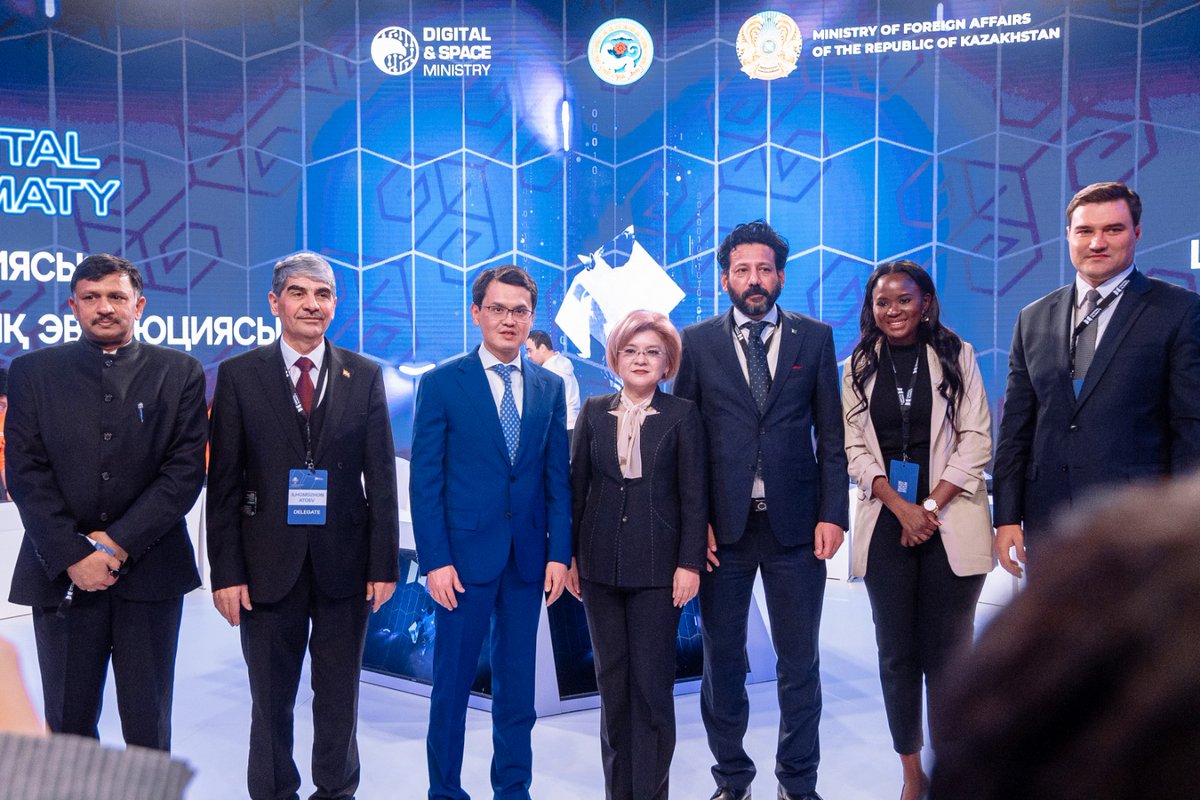 indembastana's tweet photo. Amb @nagentv  took part at #Almatydigital and also delivered the Statement of #India at 'SCO Digital Forum'. 
@MEAIndia @IndianDiplomacy https://t.co/QEMsYRXTga