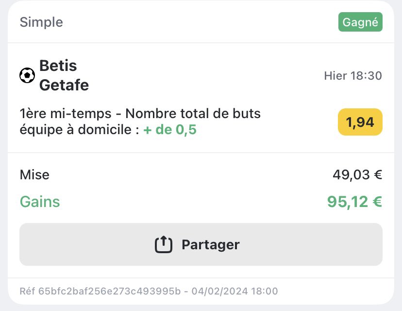 RznPronos's tweet photo. Une bien belle journée hier 🥶 #Teamparieur https://t.co/bRslhxT5Si