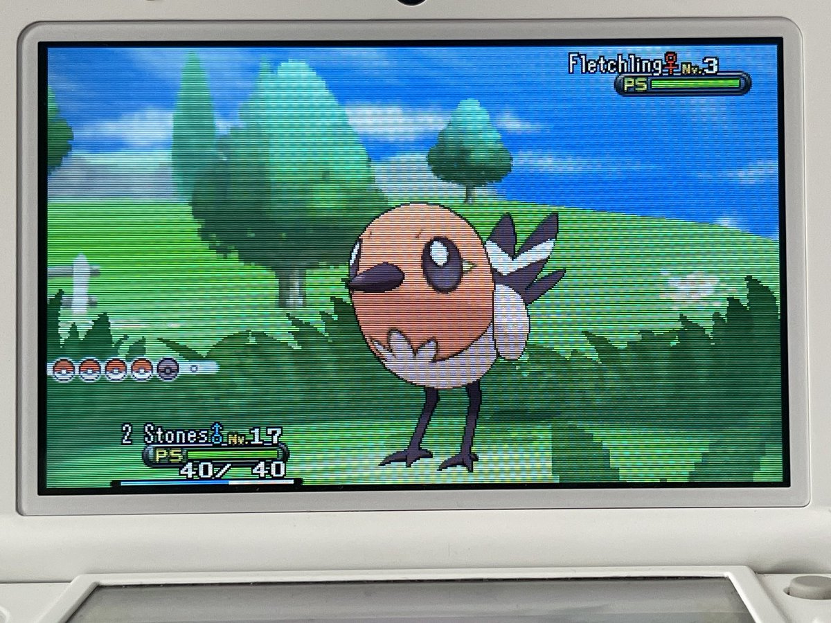 I cant believe it. This is a 20%. Phase 1 for Fletchling ends the dream team quest after only 148 encounters!!! This DTQ was super fun, especially because I got incredibly lucky with most targets! And now the best part; playing through the game with a shiny team!!