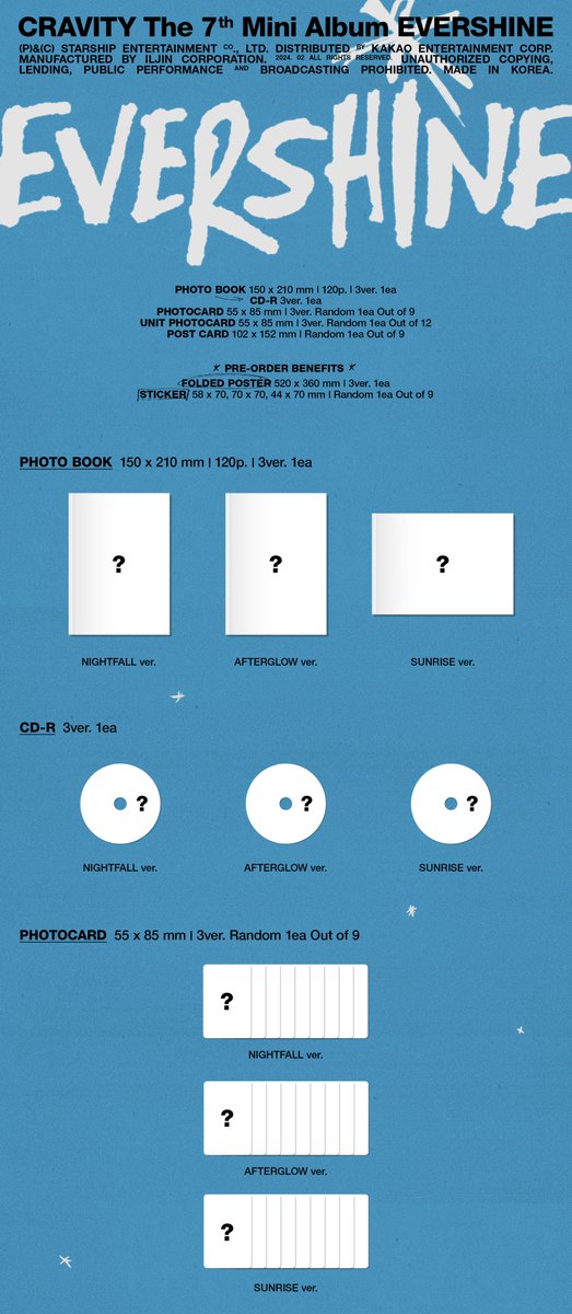 CRAVITYstarship's tweet photo. [📢] 
CRAVITY The 7th Mini Album EVERSHINE 예약 판매 안내
⠀
자세한 내용은 크래비티 공식 팬카페에서 확인하세요✨
⠀
▶ https://t.co/e55GcKDXss
⠀
#CRAVITY #크래비티
#EVERSHINE https://t.co/phmWZNFqte