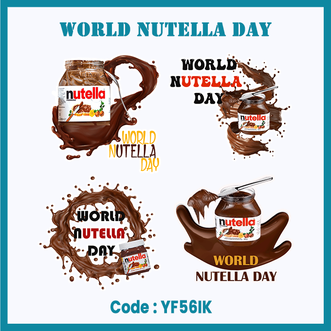 Sticker_Maker_'s tweet image. On the occasion of World Nutella Day, let us come together and make every meal a Nutella loaded meal. Warm wishes on the occasion of World Nutella Day to you. #stickers #stickercollection #stickercommunity .
stickercommunity.com/pack/YF56IK