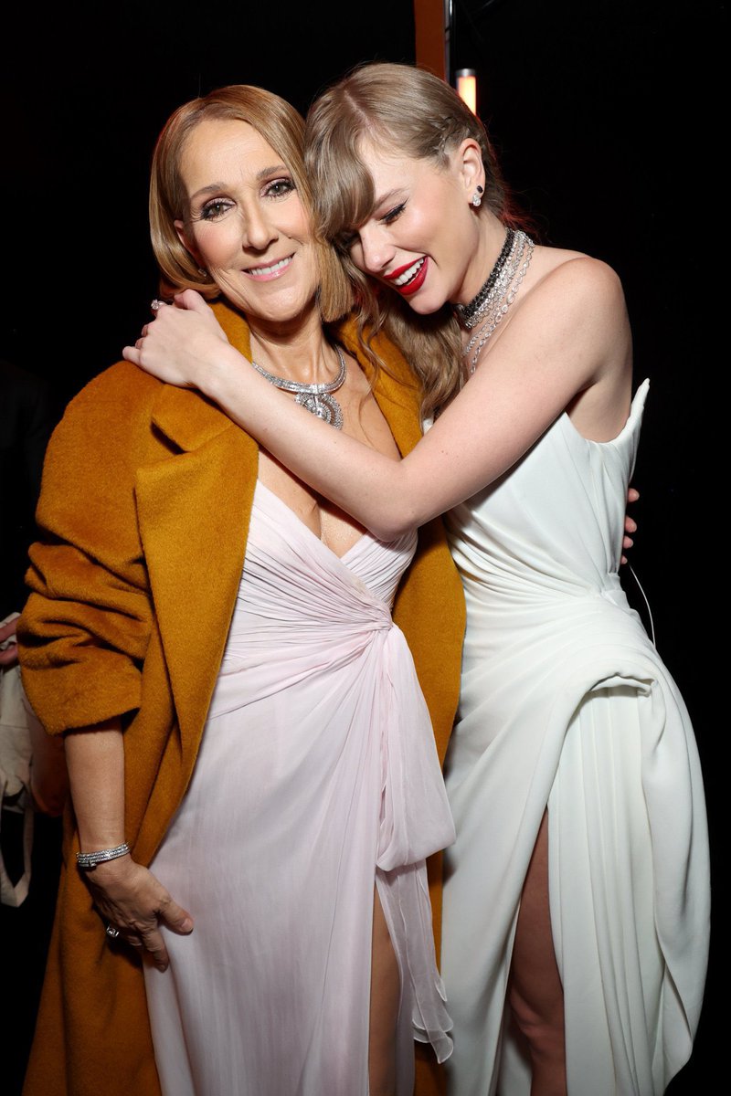 Grita_Radio's tweet image. #CelineDion y #Tylorswift en los premios #Grammys