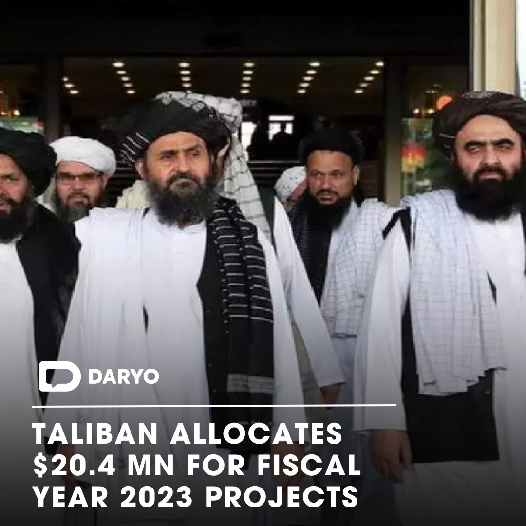 DaryoEng's tweet image. #Taliban allocates $20.4 mn for fiscal year 2023 #projects 

🇦🇫💰🌐

In a bid to address energy needs, the Taliban allocated resources for providing provinces with #solarelectricity. 

👉Details  — dy.uz/wUdNO 

@UN @afghanistanmof @anticorruption 
#Taliban