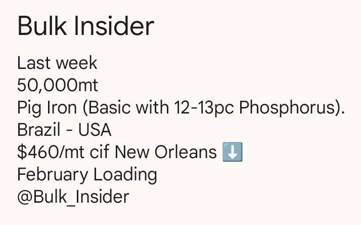 Bulk_Insider's tweet image. #PigIron #Brazil #US #steel