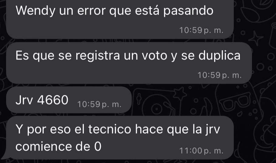 WendyAlfaroES's tweet photo. Hago públicos los reportes que nos están llegando directamente desde los centros de votación.👇 https://t.co/kXk2zybzQ7