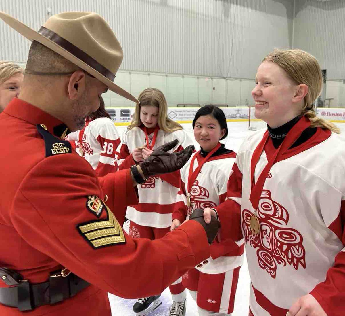 SurreyRCMP's tweet photo. We’re proud to be a part of the celebration at @wickfest ! Congratulations to all of the players and teams for another fantastic Female World Hockey Festival. It’s always a great opportunity for the community to come together. https://t.co/XtkZwxqZ6R
