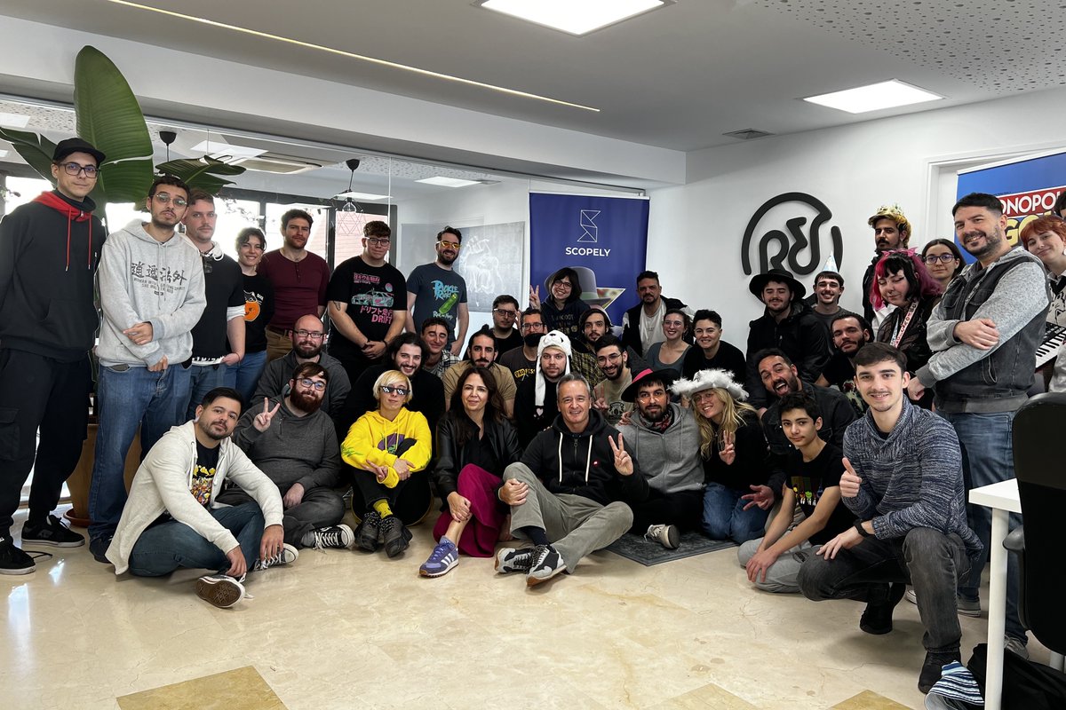 scopely's tweet photo. Last month, our #Sevilla team partnered with @globalgamejam for an epic weekend of creativity, collaboration and game development! 🤩🇪🇸

👇 See how it went 👇

#SeizeThePlay #GameDev #Sevilla #Spain #GameJam #Games #GlobalGameJam #GGJ24 #LevelUpWithGGJ https://t.co/Qo3bE7Grjg