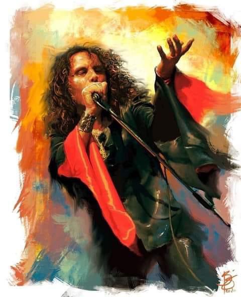 A beautiful painting of Ronnie! We love seeing these incredible tributes. 🤘🏼