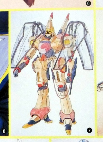 #エルガイム40周年 で思いだしたのですが、角川書店のムック「重戦機エルガイム 1」のイラスト募集にオリジナルヘビーメタルのイラストを応募して富野監督、永野護氏、川村万梨阿さんに選んでいただけたのは良い思い出。…という事はこれは40年前の絵なのか 