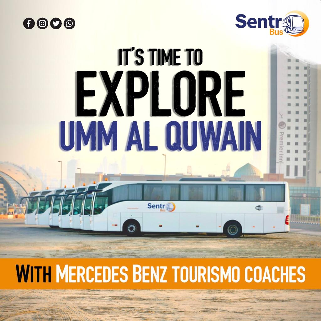 sentrobus's tweet photo. Let's explore the city of skyscrapers, beaches, and ports with the luxury of Mercedes Benz Tourismo Buses provided by Sentro Bustro Bus in UAE. Make your Umm Al Quwain visit more memorable with us.
#ridewithsentobus #SentroBus #Dreamlandaquapark #Mangrovebeach #kitebeachcenter https://t.co/zIo6tYiX67