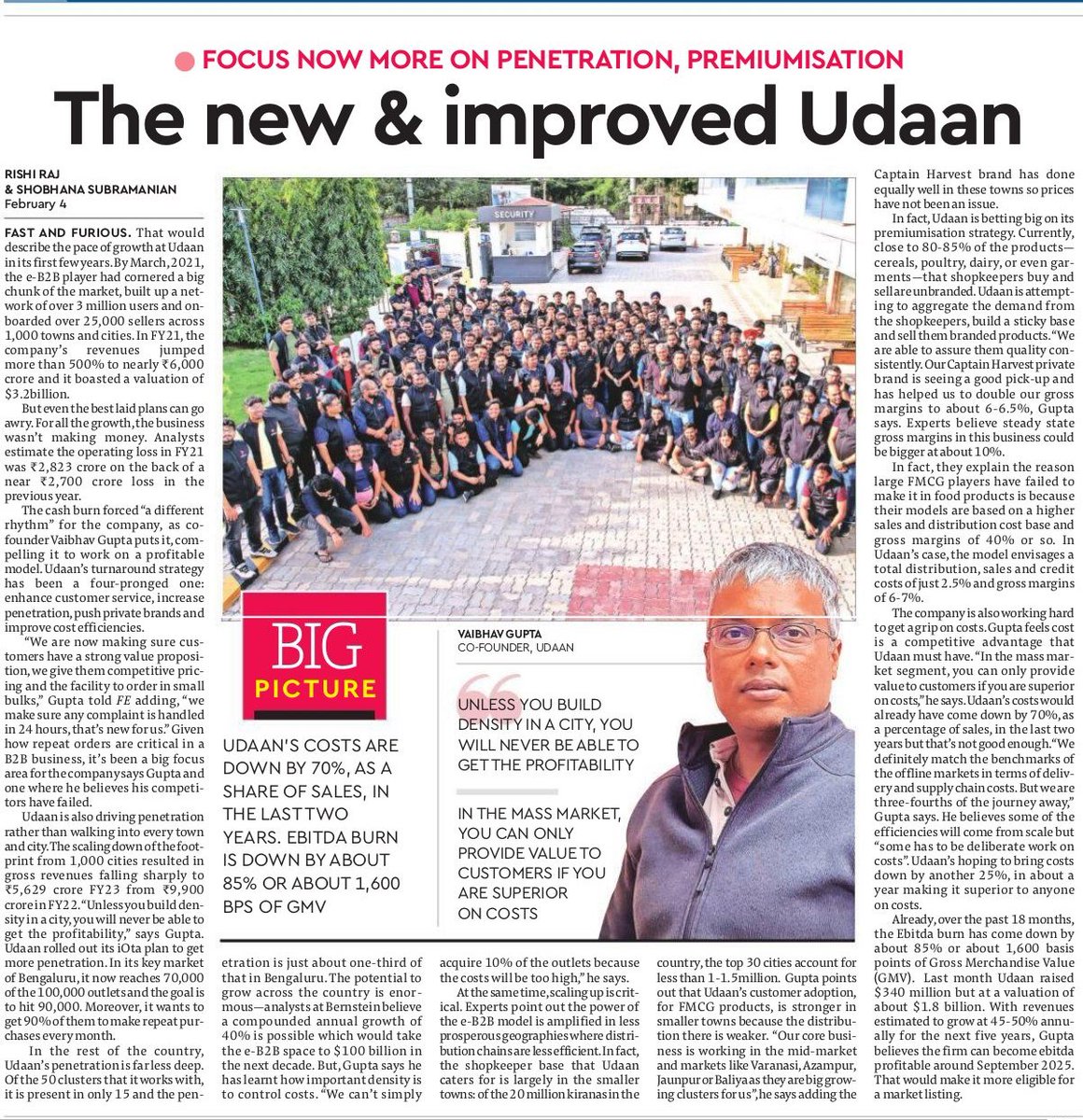 udaan tweet media