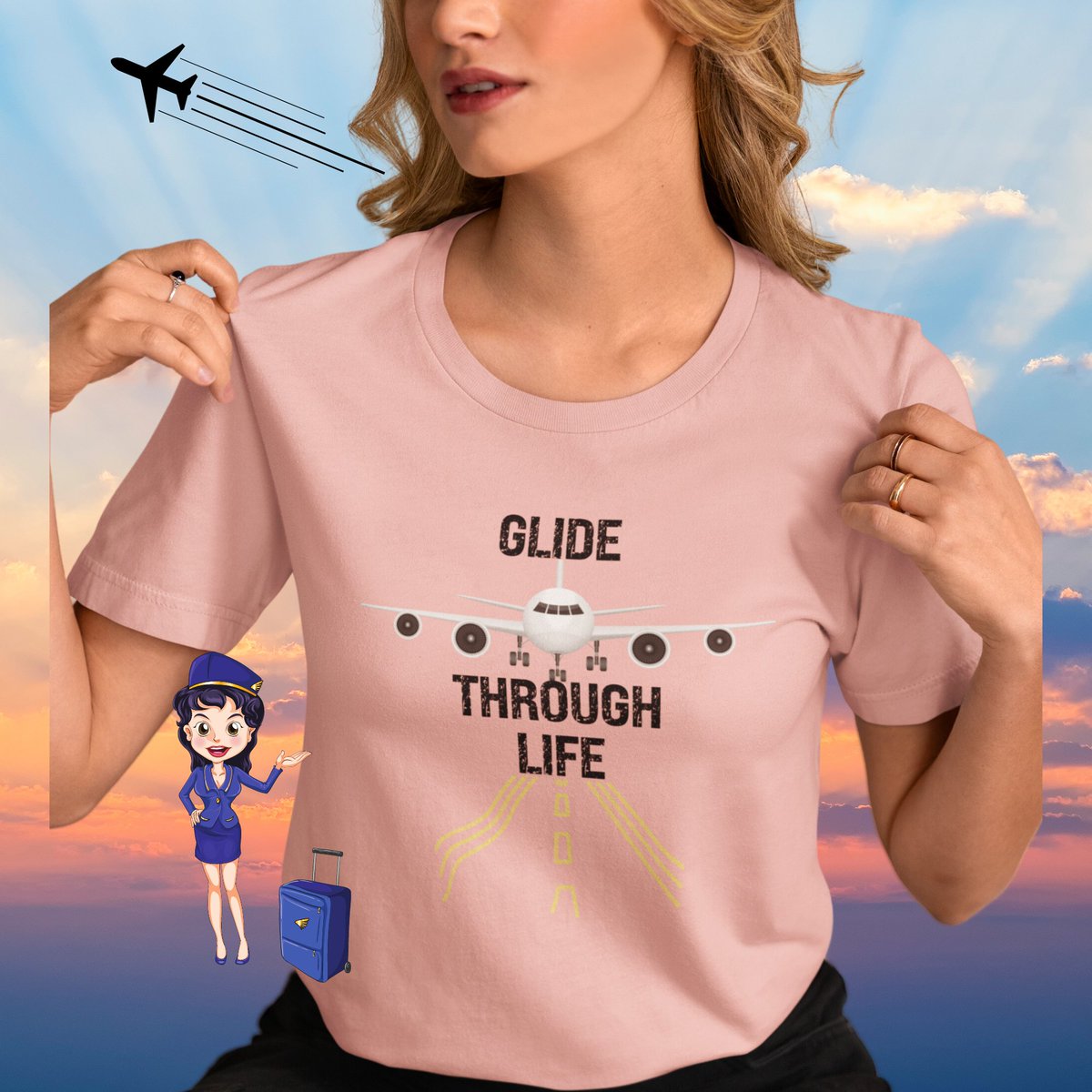 GlideTLife's tweet image. ✈️ Take off in style with Glide Through Life's Travel &amp;amp; Aviation Collection! 🌍✨ Whether a jet-setter or dreamer, our t-shirts let you 'glide through life' in travel-inspired comfort. Explore now! 👉Link In The Bio #TravelFashion #GlideThroughLife #AdventureStyle #TravelTees