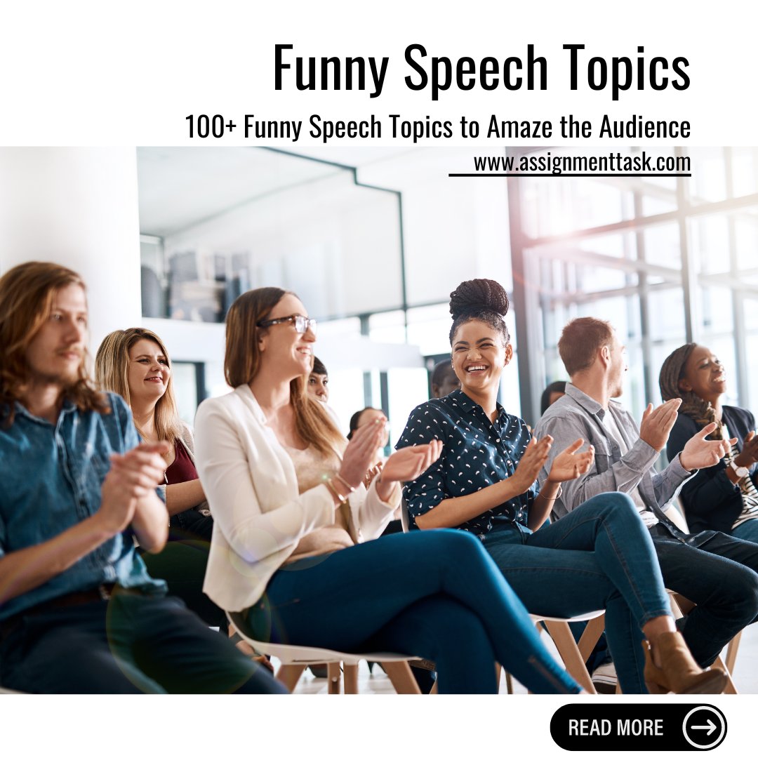 AssignmentTask's tweet image. Unlocking the Power of Words: Dive into hilarity with our latest blog on funny speech topics. Tickle your funny bone with these speech topics

Read Now: bit.ly/42pwrN2

#assignmenttask #SpeechTopics #EmpowerYourVoice #SpeechHumor #LaughsForDays #laughoutloud #funnyspeech