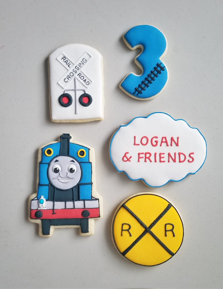 Thomas Cookies
#thomasthetankengine #thomascookies #decoratedcookies #sugarcookies #cookiesofinstagram #vancouvercookies #vancouverbaker #604eats #birthdaycookies #traincookies #thomasandfriends 
#thomasandfriendscookies