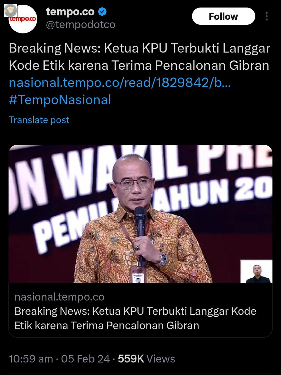 Cabut berkasnya ga sih brooo??????
Batalkan pencalonan mereka lah, kan terbukti melanggar kode etik tuh.
Yg satu melanggar HAM, yg satu melanggar kode etik. Emang mantep bgt nih paslon.
Dan masih banyak yg dukung 🤯
2beer!