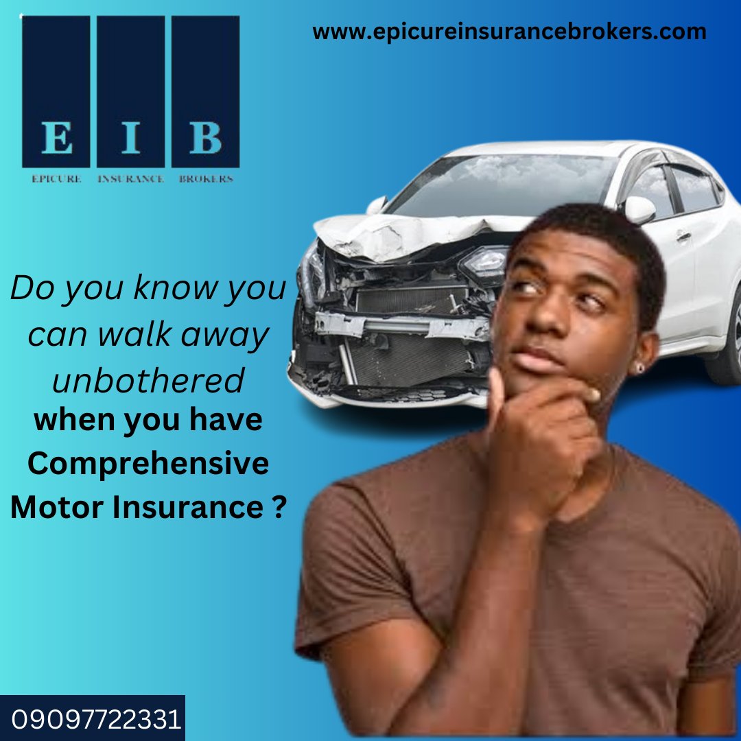 EpicureIns's tweet image. Walk away unbothered with Comprehensive Motor Insurance!

Consult us today- 09097722331

#insurewithconfidence 
#epicureinsurancebrokers 
#insurancebrokersinnigeria