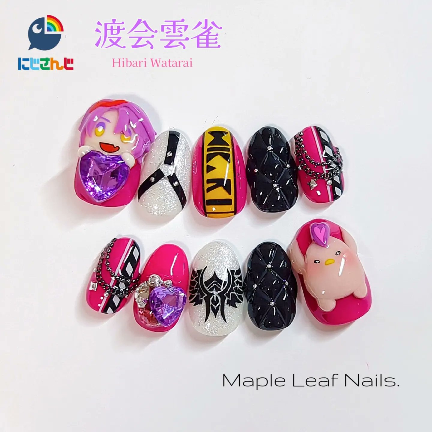 D.nail | ・ @ichiko_nail 🍮 . . にじさんじ 渡会雲雀