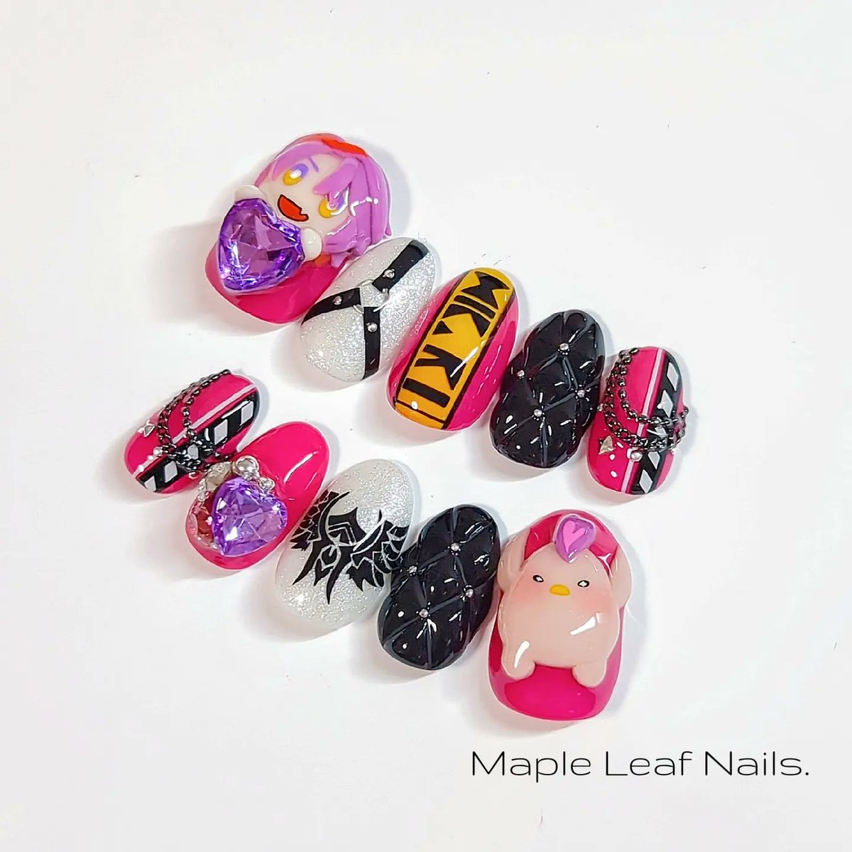 𖤣𖥧𖥣𖡡𖥧𖤣 ⁡𝐧𝐞𝐰 𝐨𝐫𝐝𝐞𝐫*⁡ にじさんじ 渡会雲雀ネイル