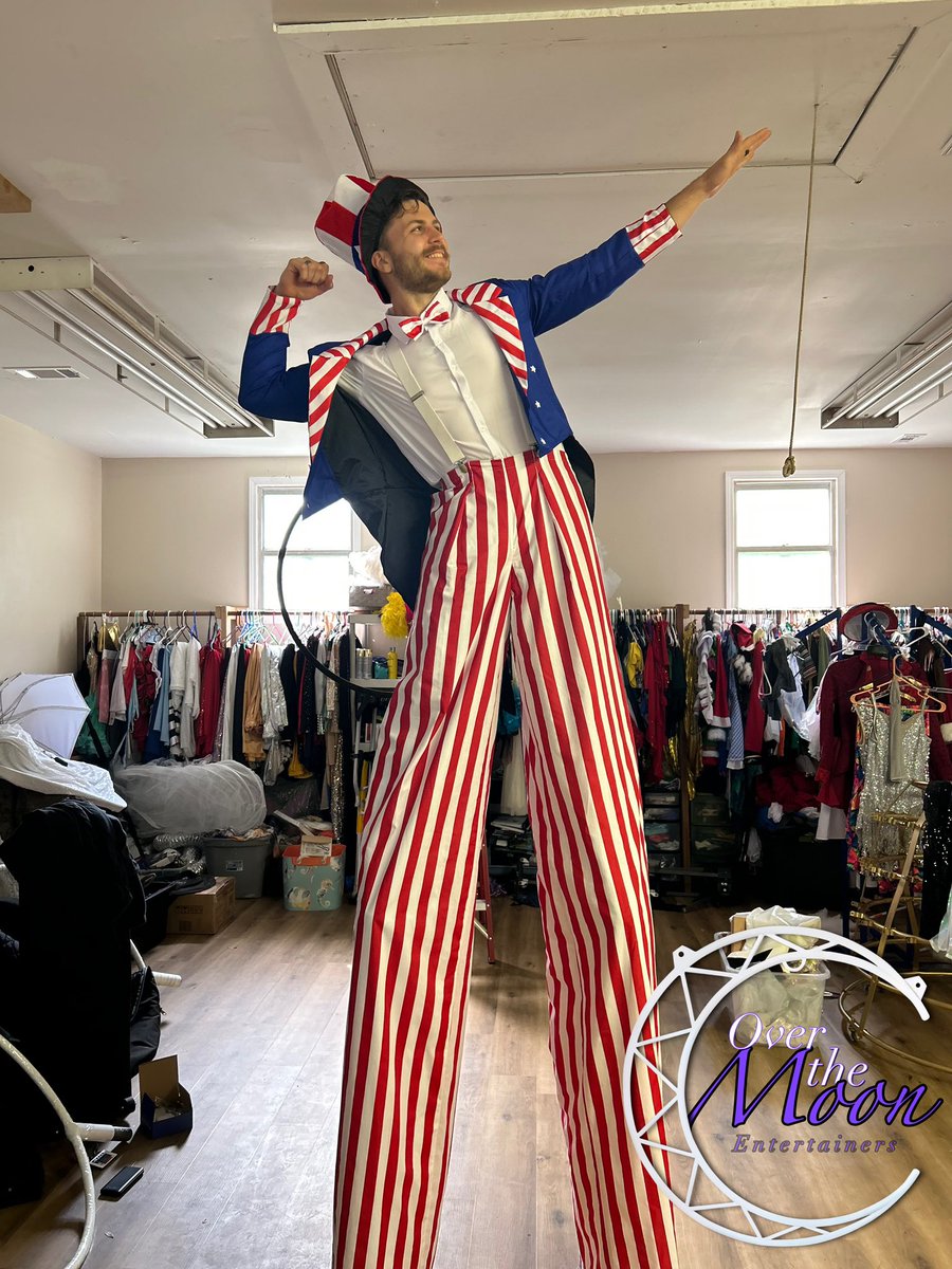 OverTheMoonGS's tweet photo. Maia’s fiance, and co-owner of the company, doubles as one of our very talented stilt walkers! Trae has helped bring this dream to life, and he’ll bring your party to life too! Book now to request Trae as a stilt walker at your next event! https://t.co/MXnLGhXCqx