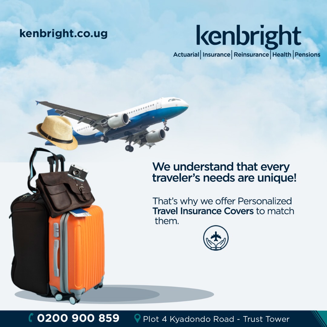 KenbrightUG's tweet photo. No two travellers are alike, neither are our Travel Insurance Covers. 

Visit us at Trust Tower, Plot 4 Kyadondo Road to find your perfect match today.

#TravelInsurance #PersonalisedInsurance https://t.co/jdjHG1sXAt
