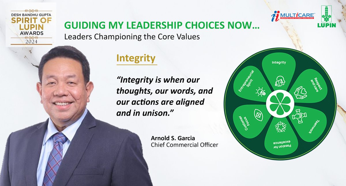 multicareph's tweet image. Arnold Garcia or AG as we fondly call him, currently serves as our Chief Commercial Officer in Multicare. His profound knowledge and strategic insights have played a pivotal role in steering the company’s growth over the years. 

@LupinGlobal 
#multicare #lupin #pharmaceuticals