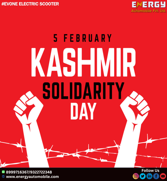EnergyAutomobi1's tweet photo. Standing united for Kashmir on this solemn Kashmir Solidarity Day. 🤝🙏 Let's raise our voices and spread awareness about the ongoing struggle for peace and justice in the region. #KashmirSolidarityDay #UnitedForKashmir #PeaceAndJustice https://t.co/o0WpnI5Q6L