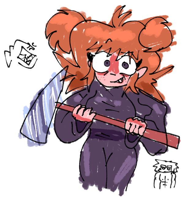 Cha0tixT4ils's tweet photo. Late night doodle
#fnftgt #tgtfnf #fnfg https://t.co/BJmea9zskr