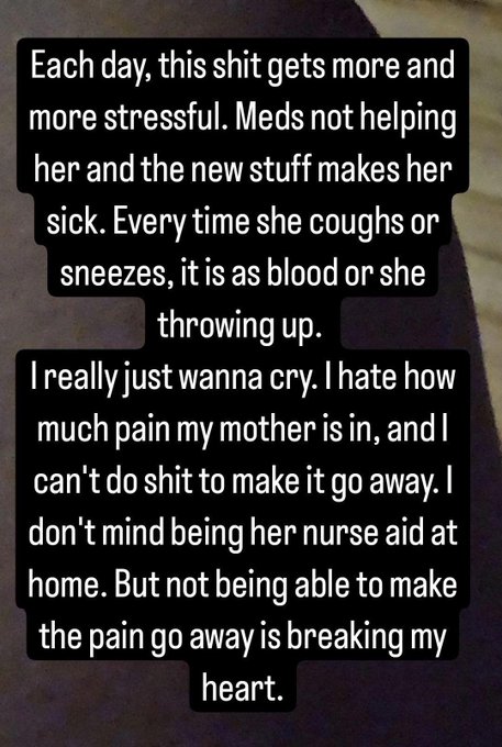 She needs so much, and I feel like I'm not doing enough  Every day, I just wanna cry https://t.co/Pt