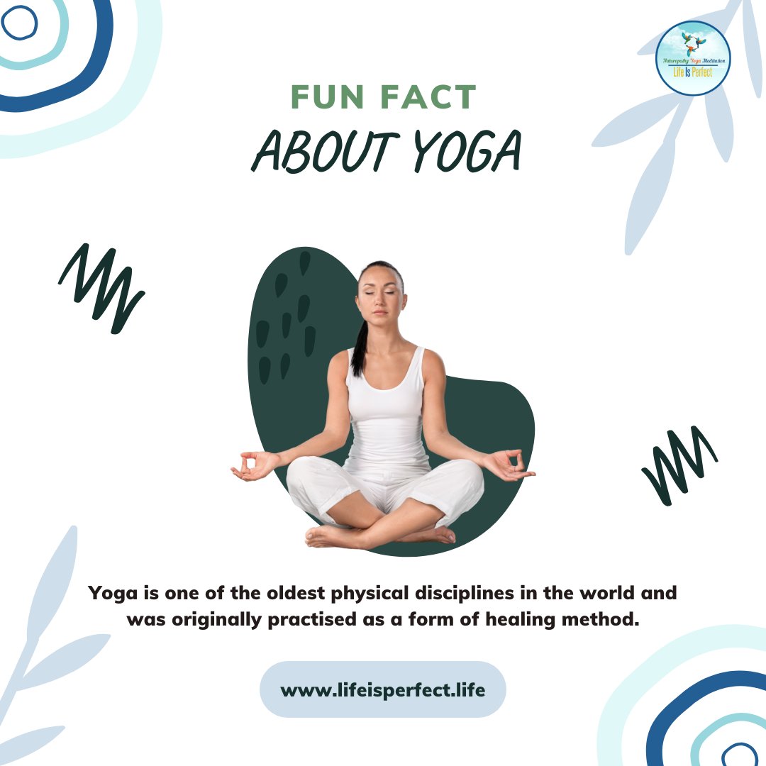LifeisPerfect0's tweet photo. Did you know?
Yoga's been around for ages as a healing method! 🧘♀️
💫 Explore its ancient origins!
#YogaFacts #HealingTraditions #yogafunfacts #yogaquotes #yogapracticenotyogaperfect #yogamondays #yogainspiration #yogaforselfdiscipline #healingmethod #GRAMMYs https://t.co/BffbdQqxMA