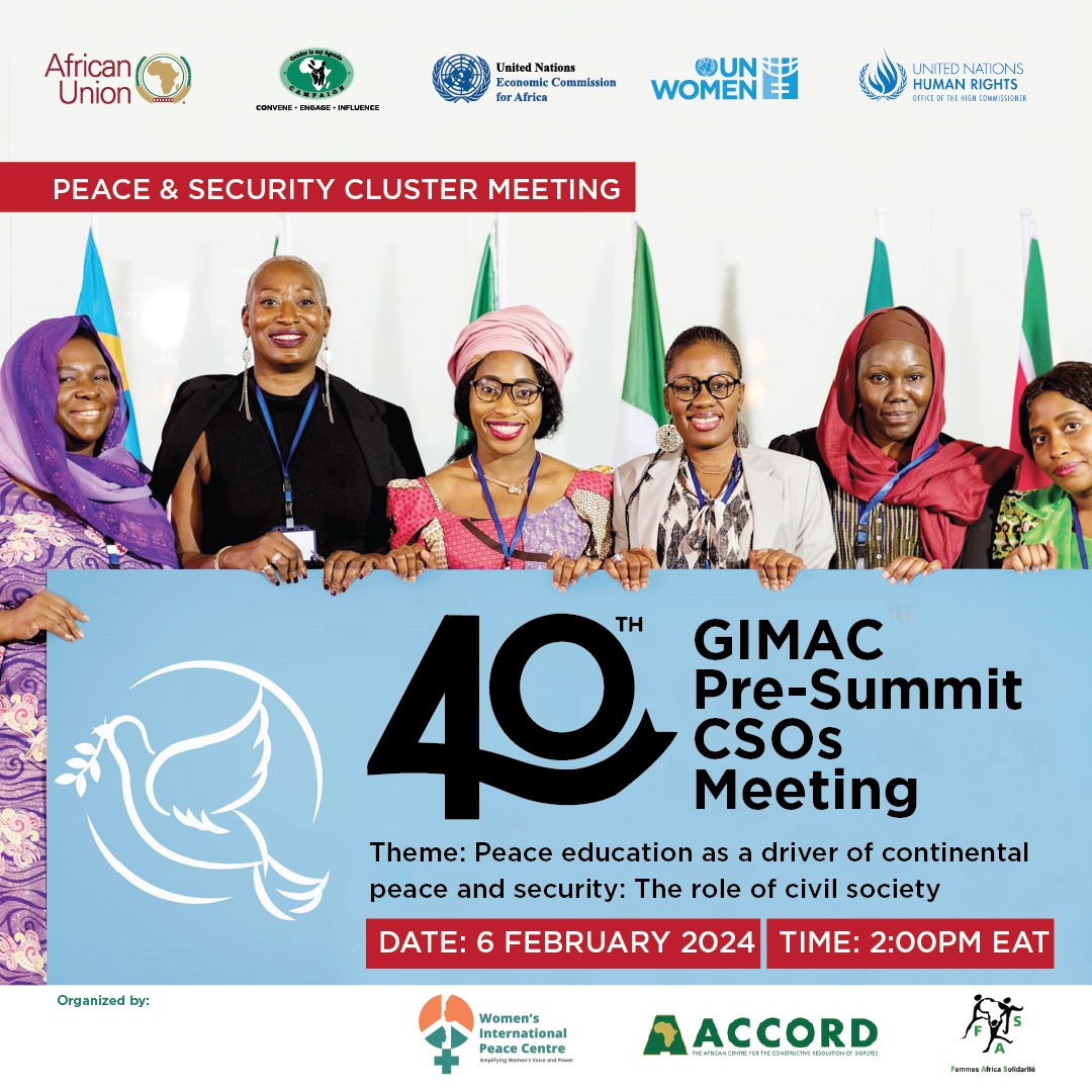 ACCORD_online's tweet photo. Happening Tomorrow!🚨

Register to join us as we explore how civil society organisations' capacity building initiatives empower individuals with the knowledge &amp; skills needed to foster lasting peace.

🗓️ 06 February 2024 | ⏰2pm EAT: Register👇
https://t.co/cvtmRxT23W https://t.co/Wm238nhRjU