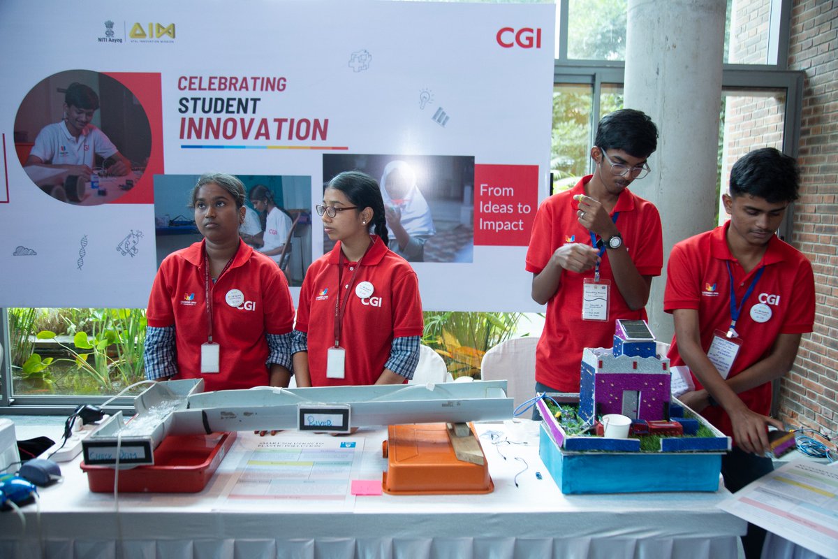 AIMtoInnovate's tweet photo. The event marked the release of groundbreaking STEM Home Cards, AIM Chatbot, and a captivating Coffee Table Book, narrating success stories, crafted by CGI.
#STEMSPARK #AIMtoInnovate https://t.co/uWfmXrQ6Eq