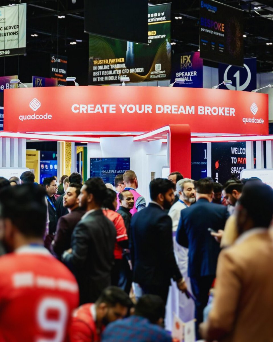 Quadcode_SaaS's tweet image. Exploring innovations at #iFX Expo #Dubai 2024! 🤝
This January, we took a usual deep dive into the world of #forex and #fintech, engaging with industry leaders and experts.
There’s still a chance to connect! ⬇️
ow.ly/AJKh50QwSx3
#quadcode #saas #brokerage #fintech