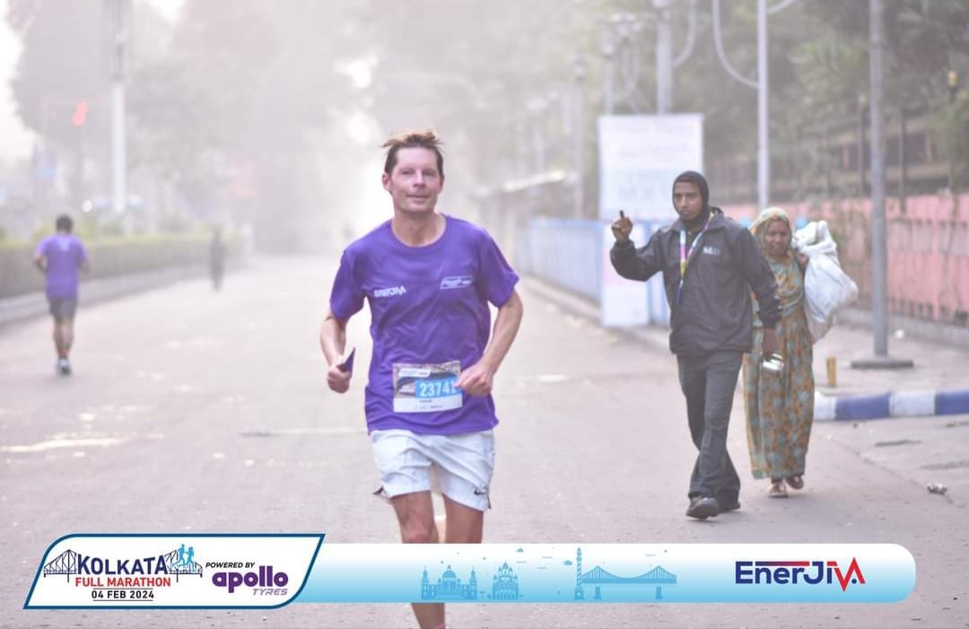 🇮🇳 🇪🇺 Running a half marathon in the streets of #Kolkata yesterday, a special experience in a complex and vibrant city so often misunderstood in the Western world. Thank you  kolkatafullmarathon.com for the excellent organization and congratulations to all participants! 💪